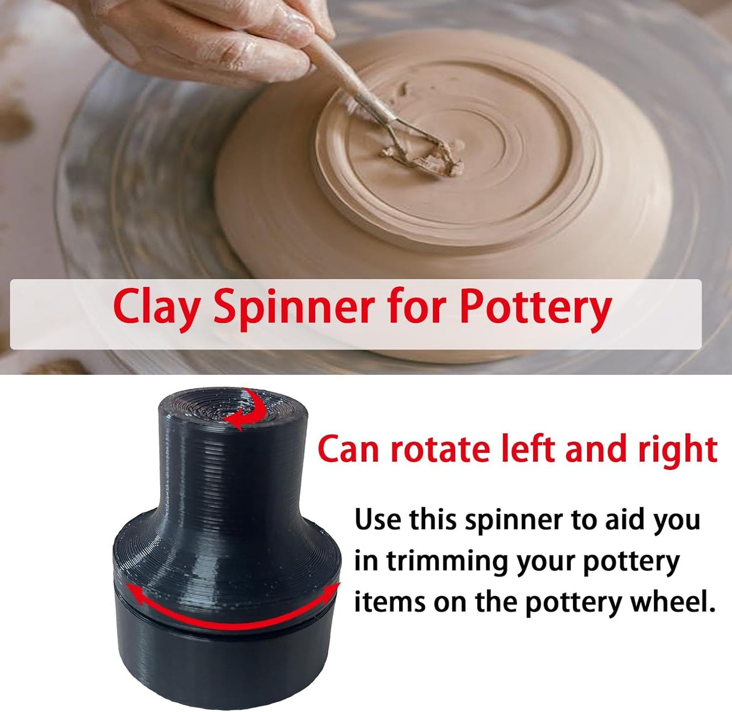 40mm Clay Trimming Spinning Tool for Pottery