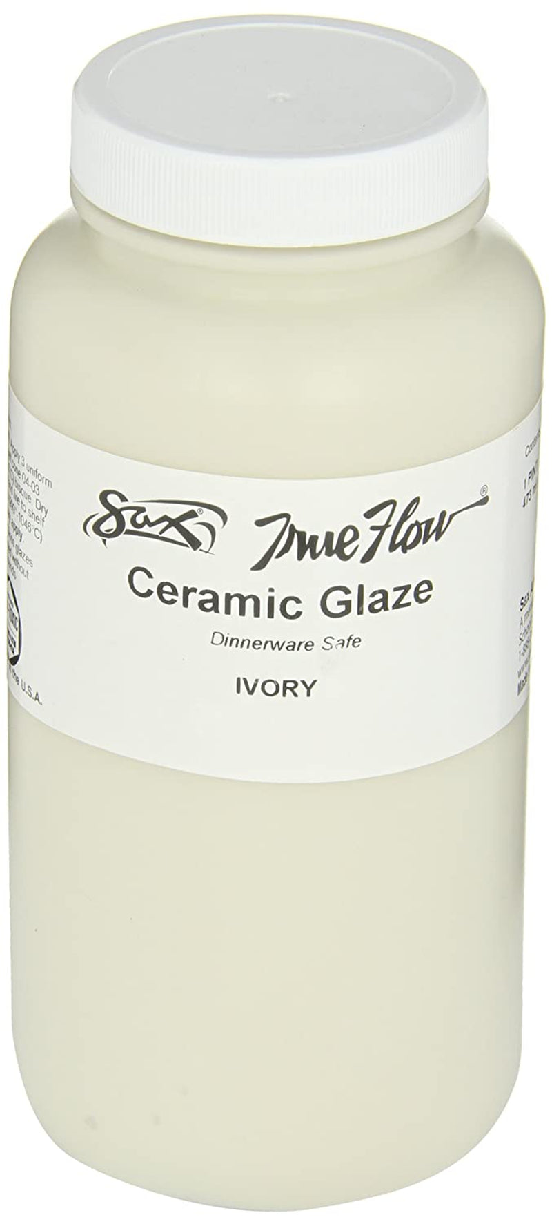 Sax True Flow Gloss Glaze, Ivory, 1 Pint 