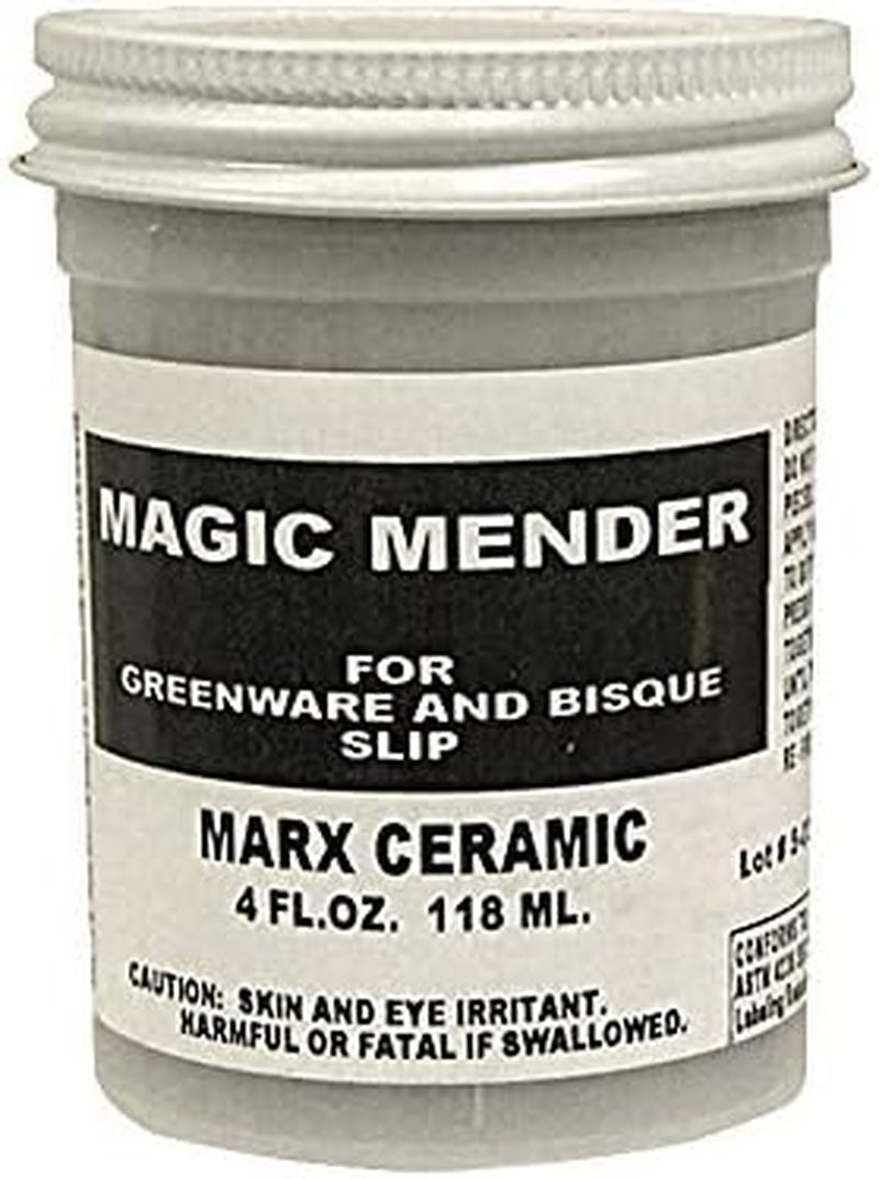Marx Magic Mender for Fired and Unfired Ceramic / Pottery Repairs and Add-Ons