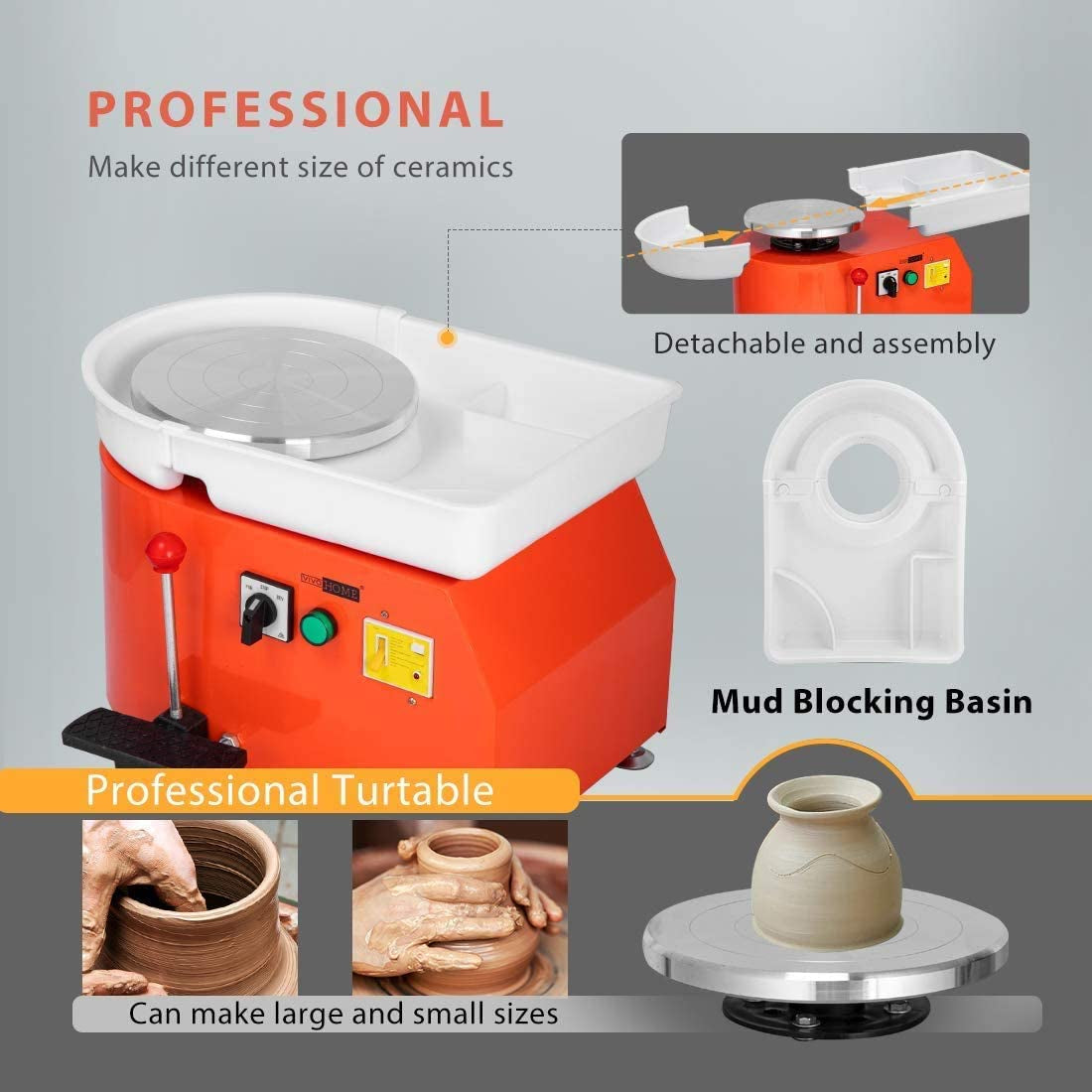 VIVOHOME Pottery Forming Machine