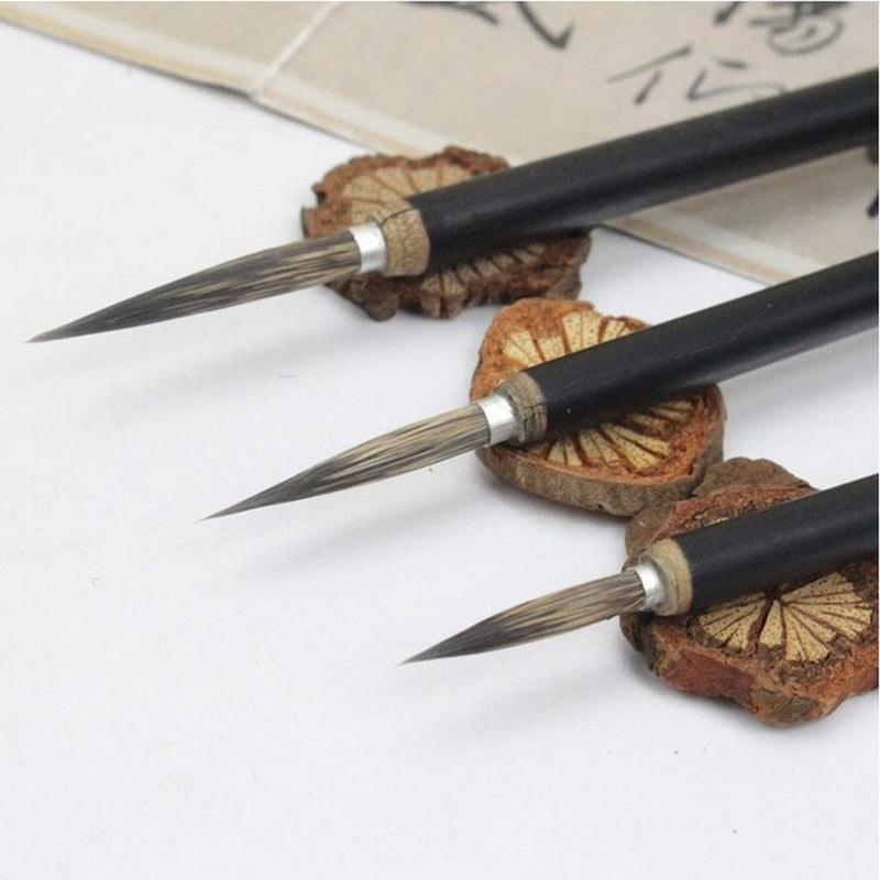 Fine Calligraphy Painting Brushes (3 Piece Set)