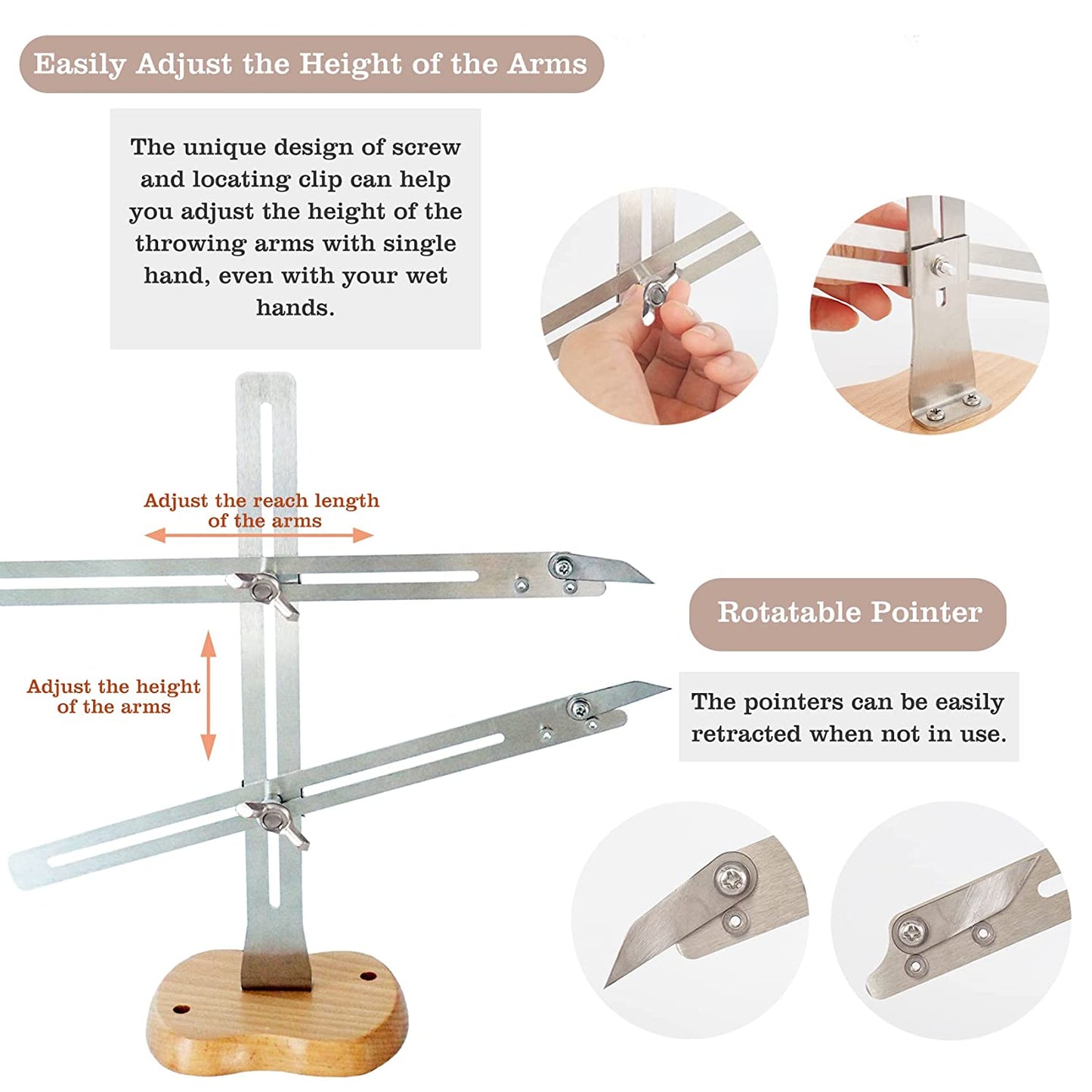 Scoring Tool for Texturing Pottery, Clay and Ceramics