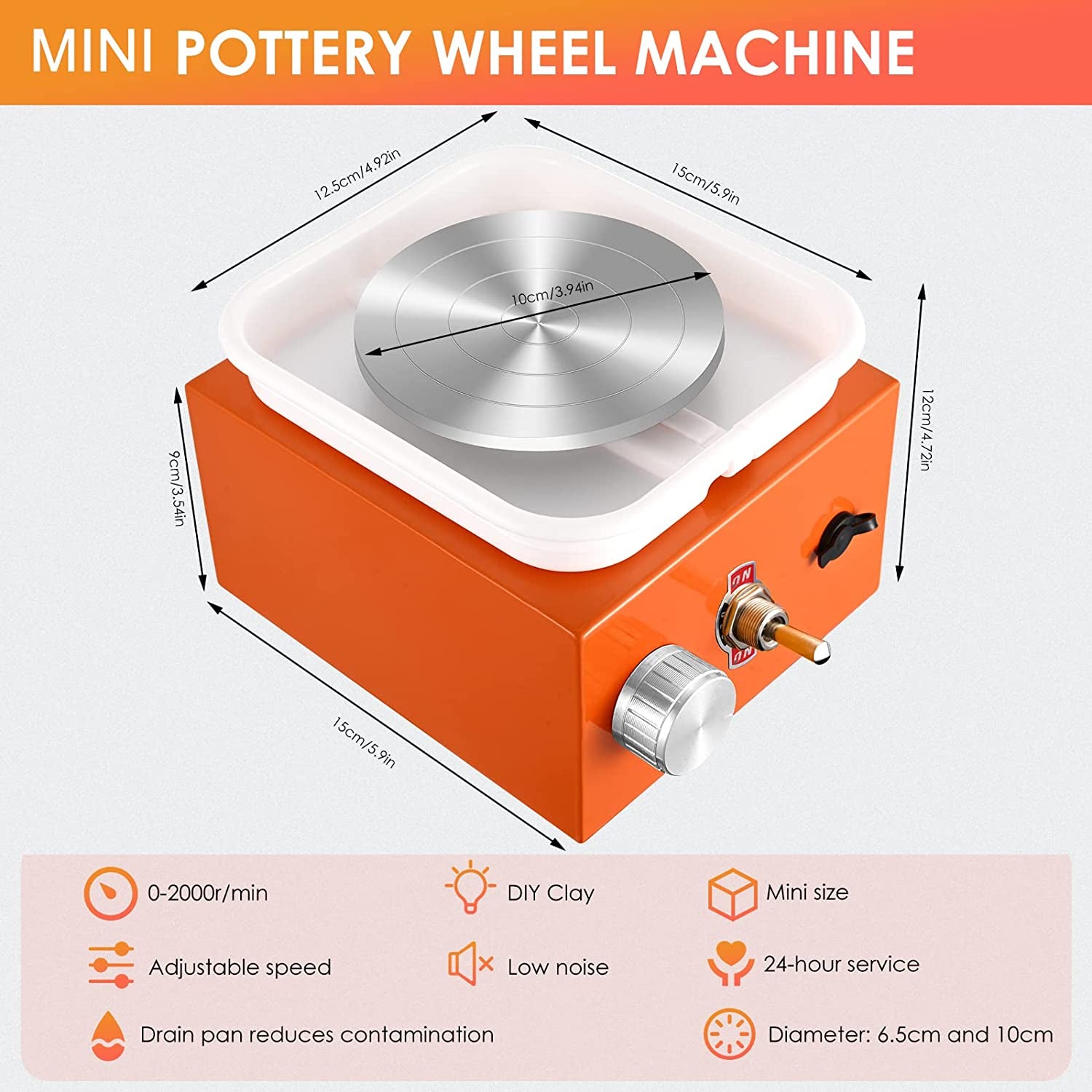 Mini Pottery Wheel Machine